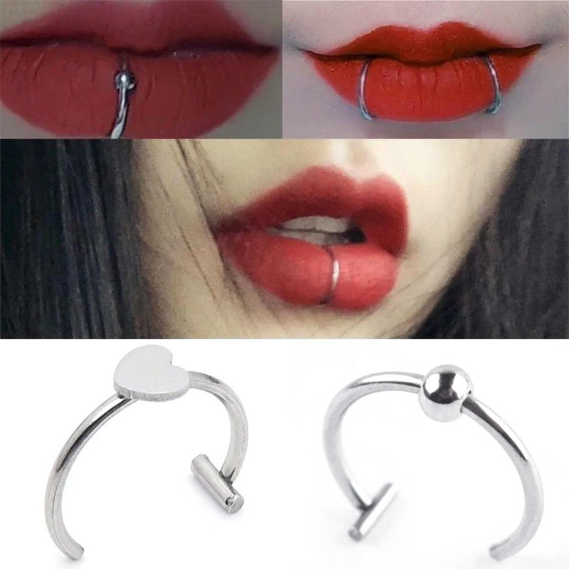 1Pc Stainless Steel Fake Nose  – обзор и цена Body Jewelry Septum