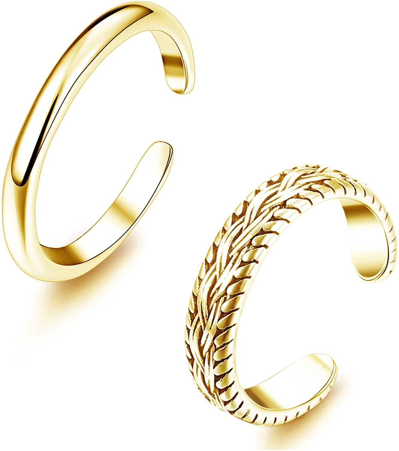 2 PCS Stainless Steel Toe Ring – обзор и цена Body Jewelry Changing Kit