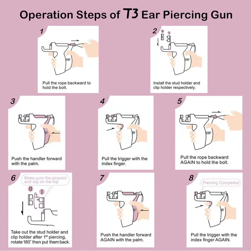 T3 Ear Piercing Gun Kit Asepti – обзор и цена Body Jewelry In Store