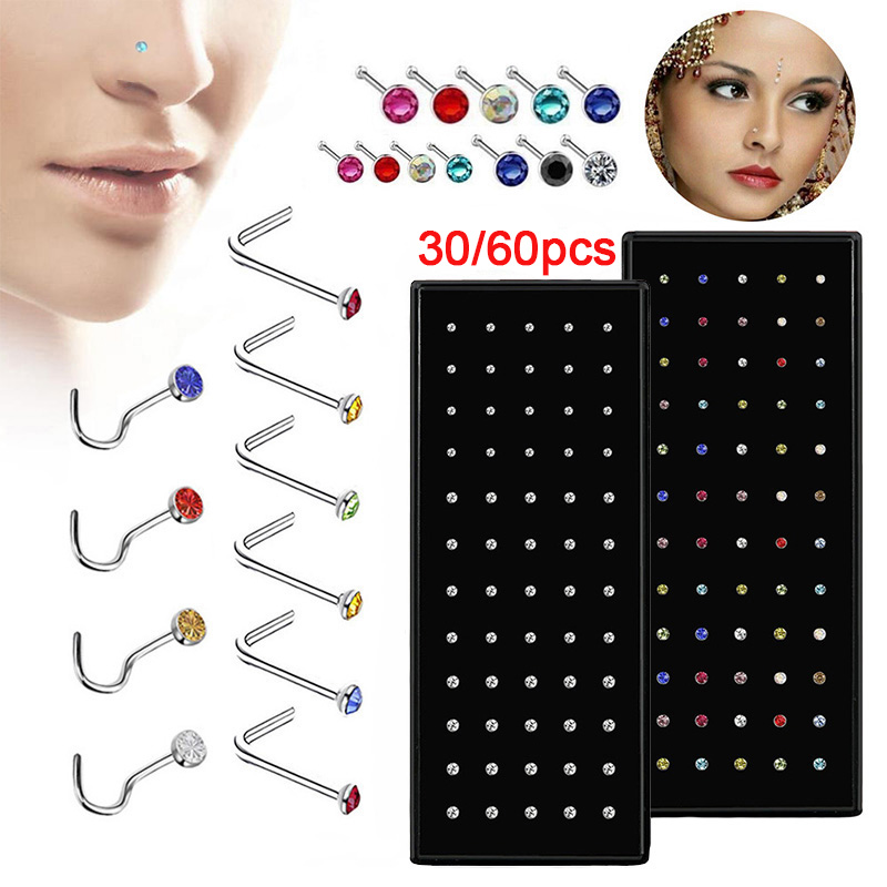 L Shape Stainless Steel Crysta – обзор и цена Body Jewelry Changing Kit