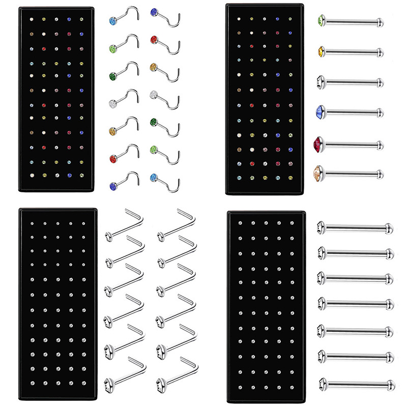 L Shape Stainless Steel Crysta – обзор и цена Body Jewelry Changing Kit
