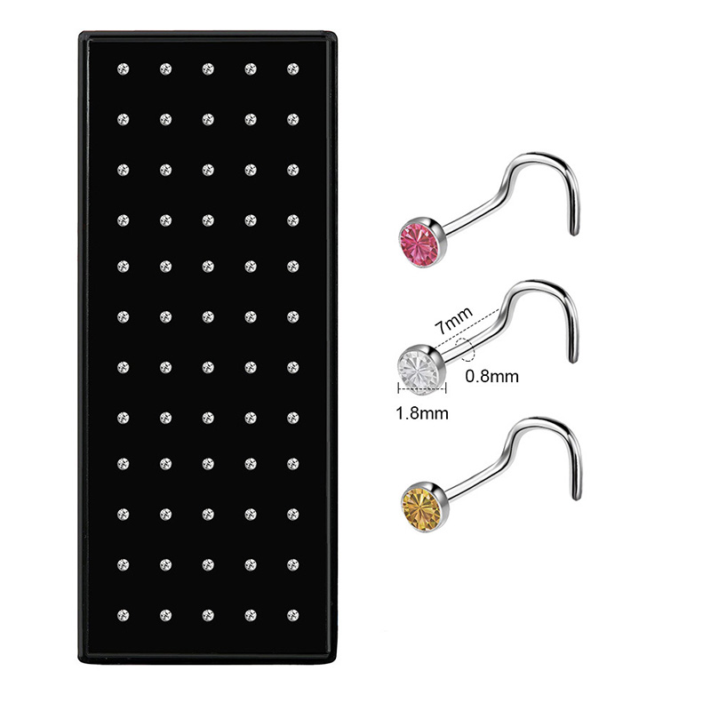 L Shape Stainless Steel Crysta – обзор и цена Body Jewelry Changing Kit