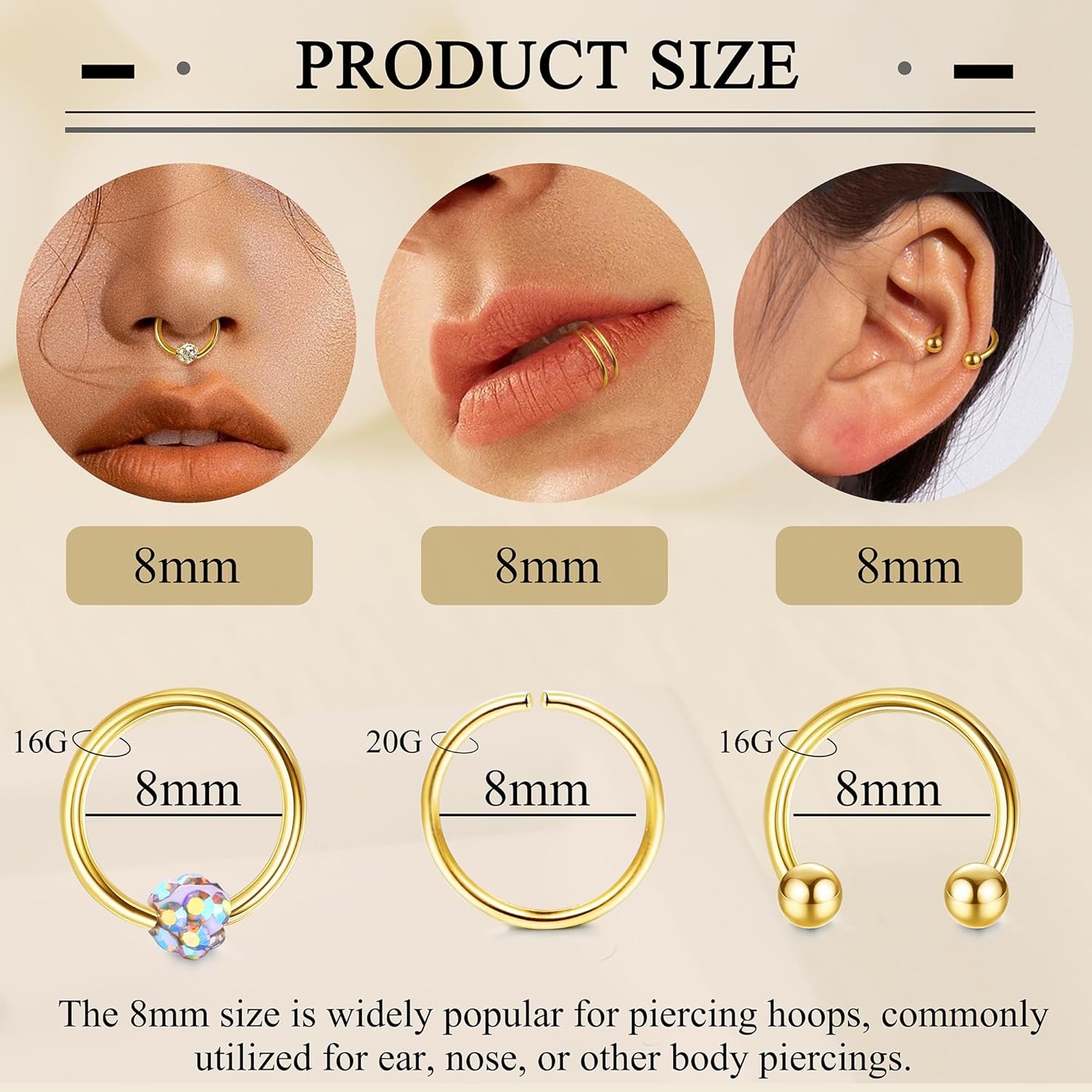 Bobisty 24Pcs 16G Tragus Pierc – обзор и цена Body Jewelry Septum