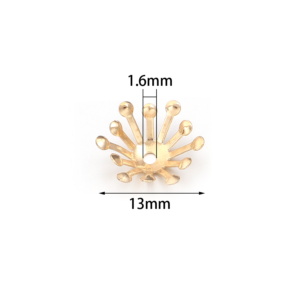 100Pcs Diameter 13MM Gold Colo – обзор и цена Body Jewelry Wholesale