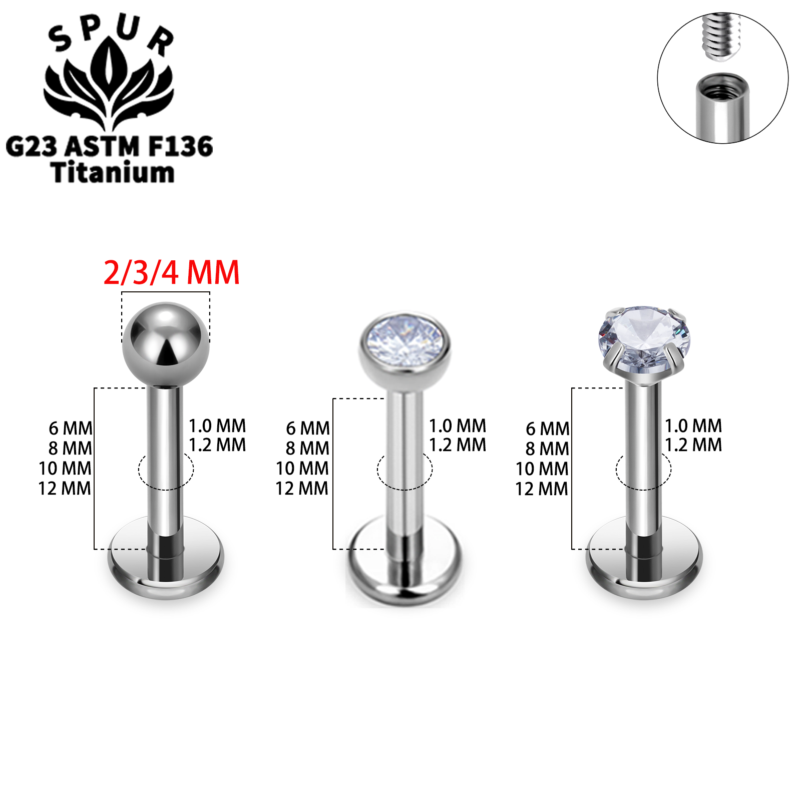 On Sale 10/50pc 16G/18G G23 Ti – обзор и цена Body Jewelry On Sale