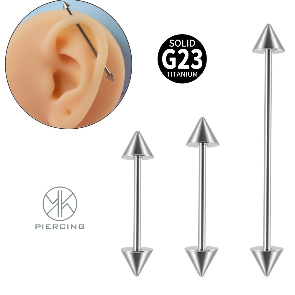 1Pc G23 Titanium Cone Industri – обзор и цена Body Jewelry Industrial