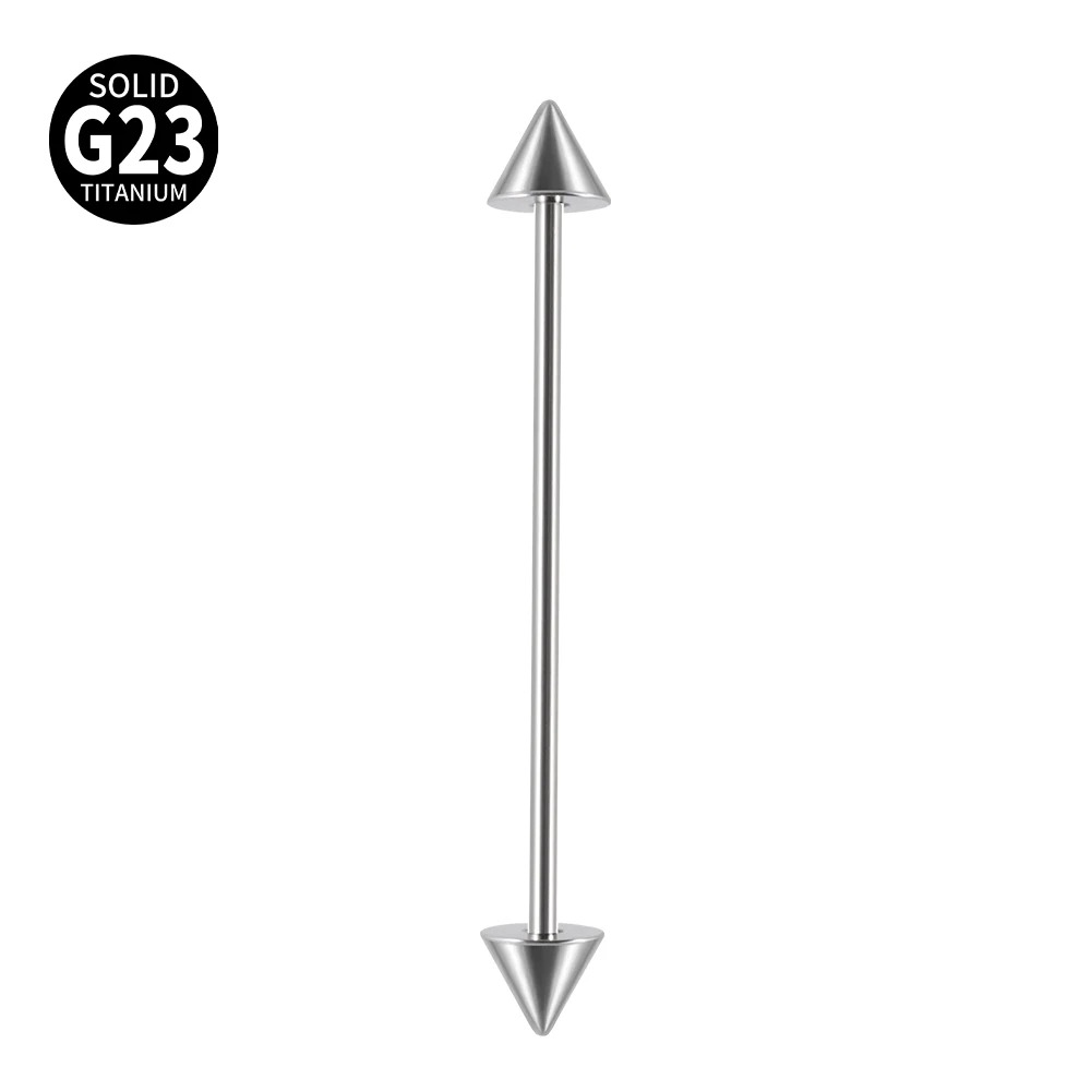 1Pc G23 Titanium Cone Industri – обзор и цена Body Jewelry Industrial