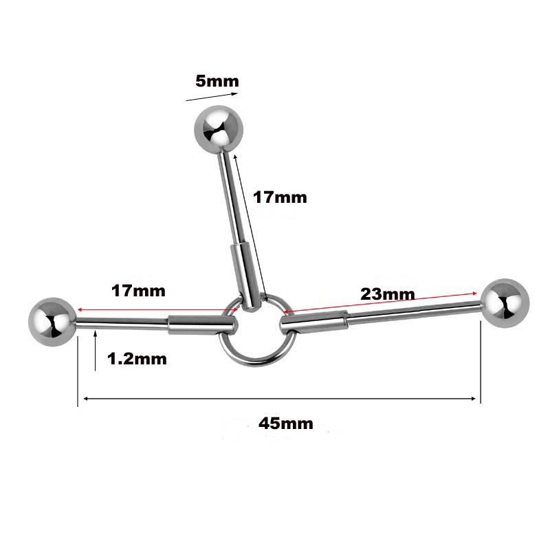 1PC New Movable Stainless Stee – обзор и цена Body Jewelry Industrial