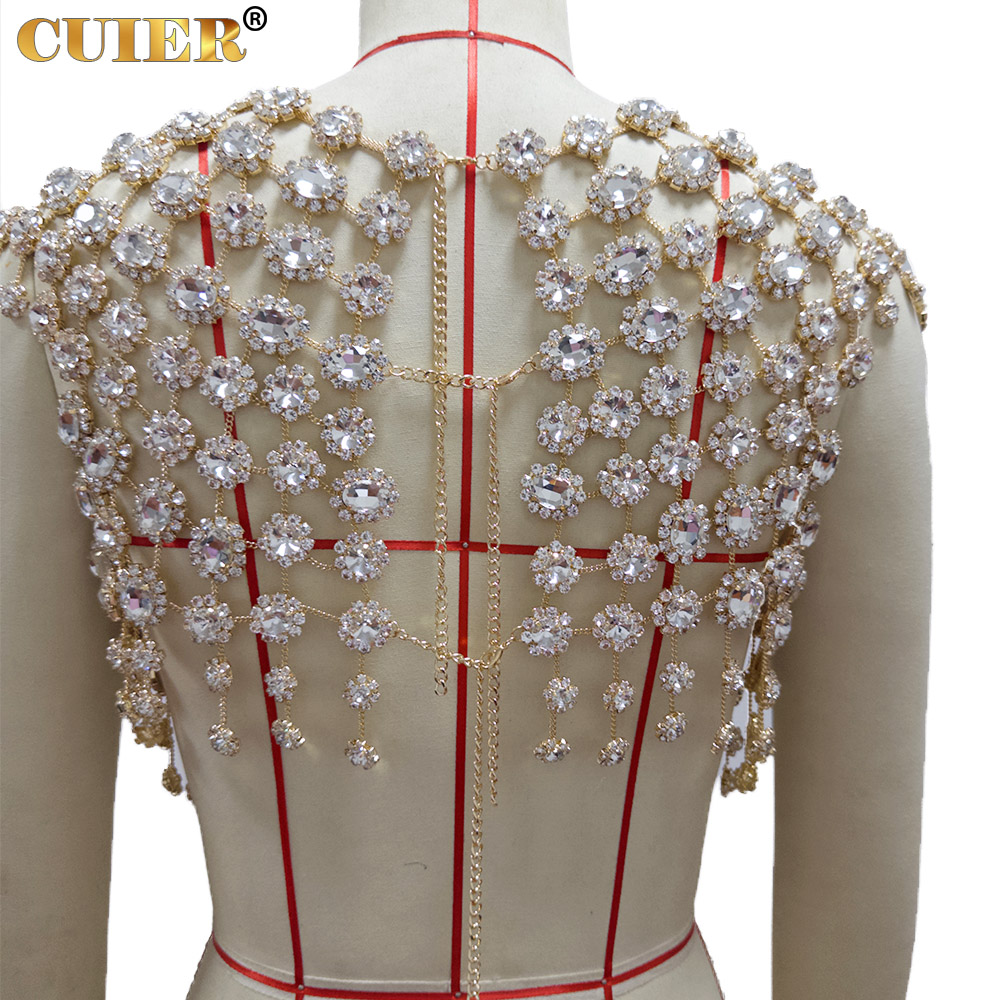 CUIER Women's Gold Rhinestone  – обзор и цена Body Jewelry Gold
