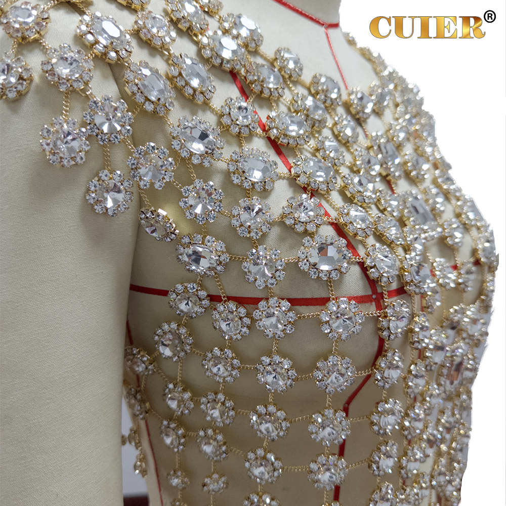 CUIER Women's Gold Rhinestone  – обзор и цена Body Jewelry Gold