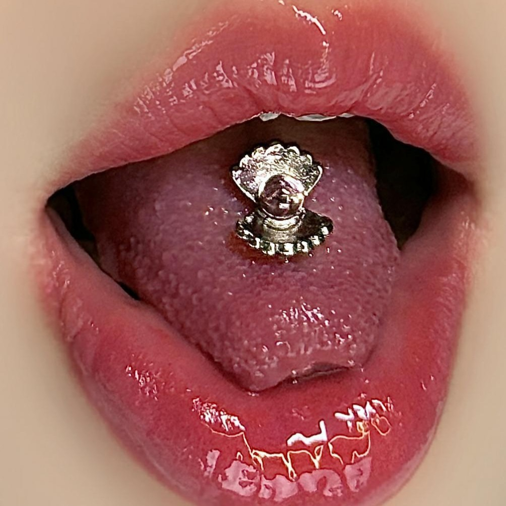 2026 Unique Shell Tongue Ring  – обзор и цена Body Jewelry Barbell