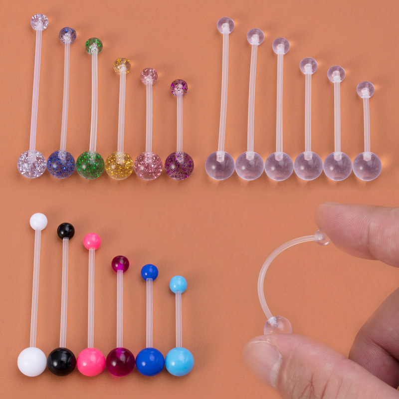 6pcs Flexible Navel Piercing A – обзор и цена Body Jewelry Industrial