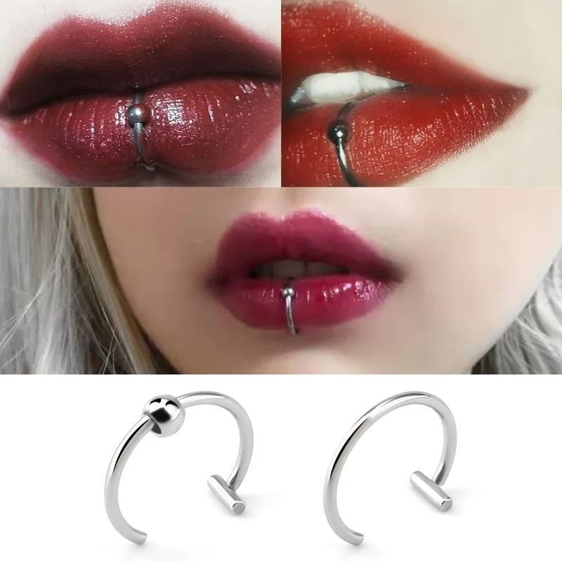 Titanium Steel C-Shaped Lip Ri – обзор и цена Body Jewelry Titanium