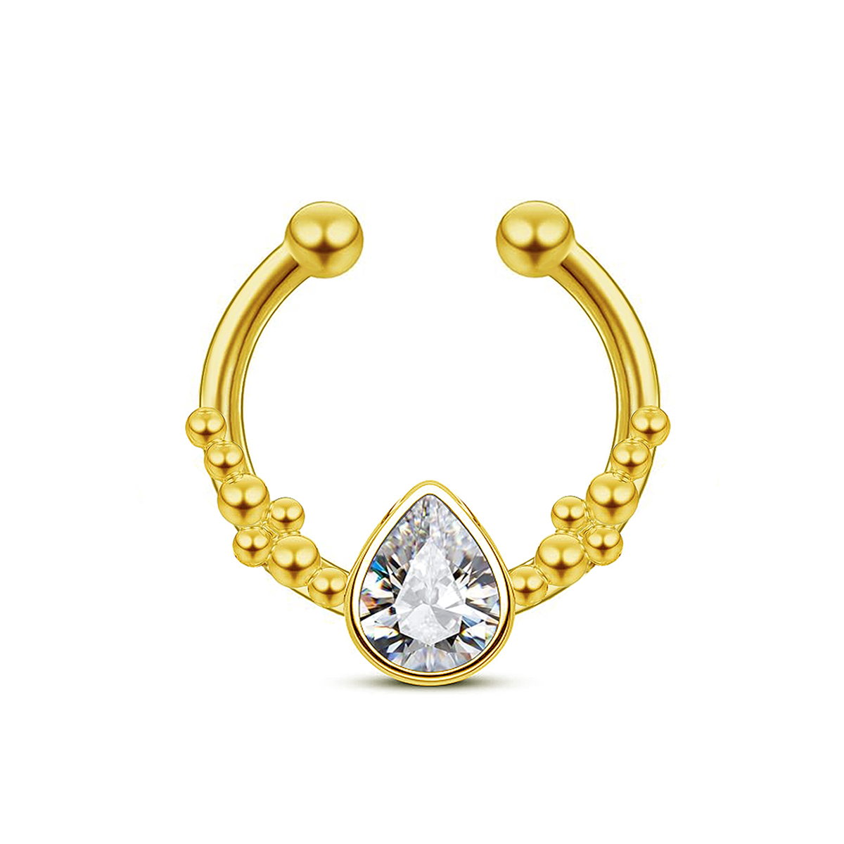 Stainless Steel Horseshoe Wate – обзор и цена Body Jewelry Septum