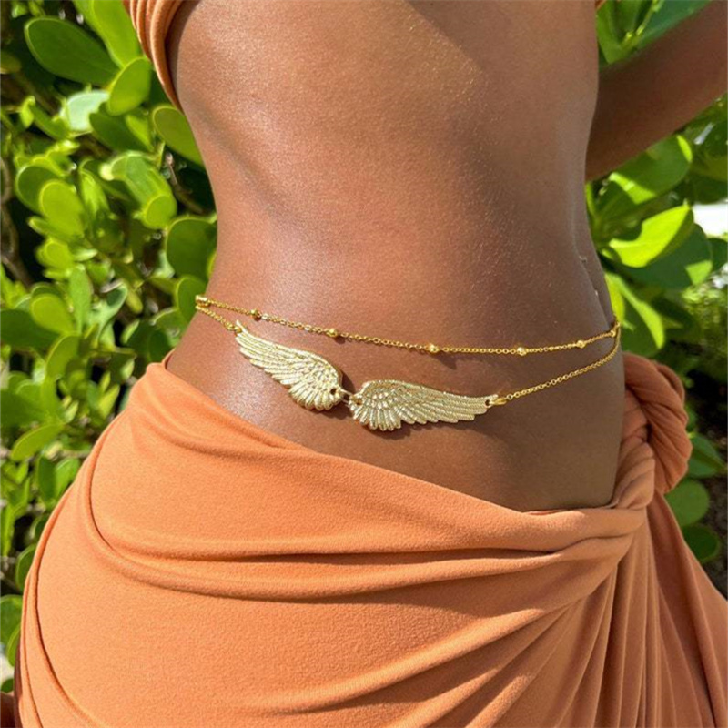 Lucky Angel Wings Belly Chains – обзор и цена Body Jewelry Gold