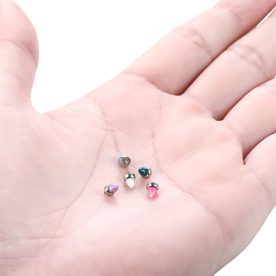1PC Titanium Claw Set Opal Bul – обзор и цена Body Jewelry Industrial