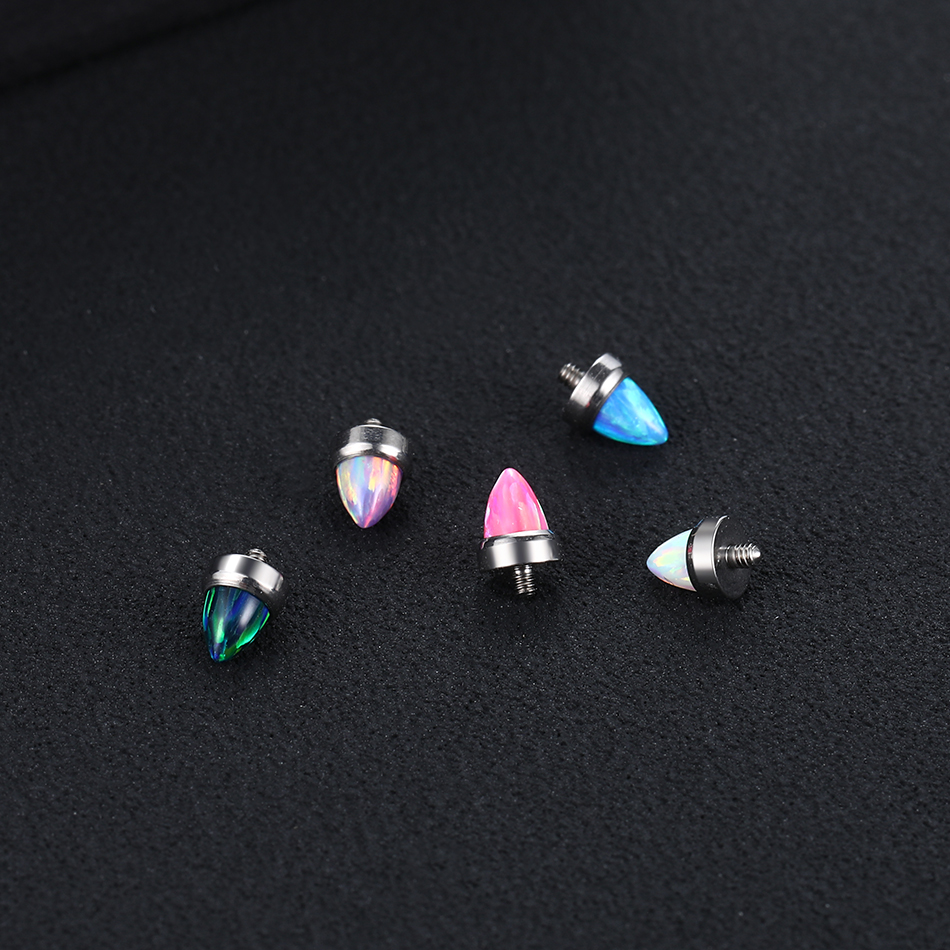 1PC Titanium Claw Set Opal Bul – обзор и цена Body Jewelry Industrial