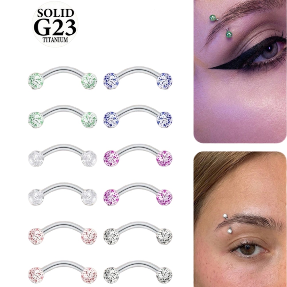 2PCS 16G 8/10mm Titanium Alloy – обзор и цена Body Jewelry Vch