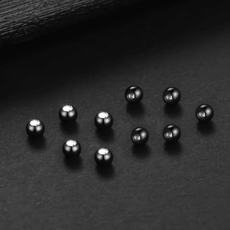 10PC Stainless Steel Screw Bal – обзор и цена Body Jewelry Barbell
