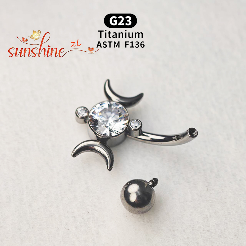 1PCS G23 Titanium VCH Piercing – обзор и цена Body Jewelry Vch