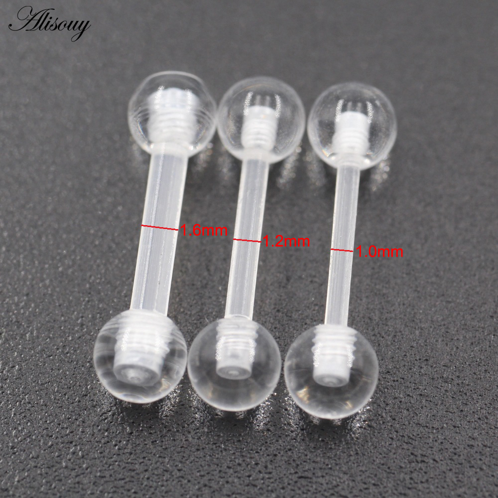 2PCS Transparent Acrylic UV Ba – обзор и цена Body Jewelry Industrial