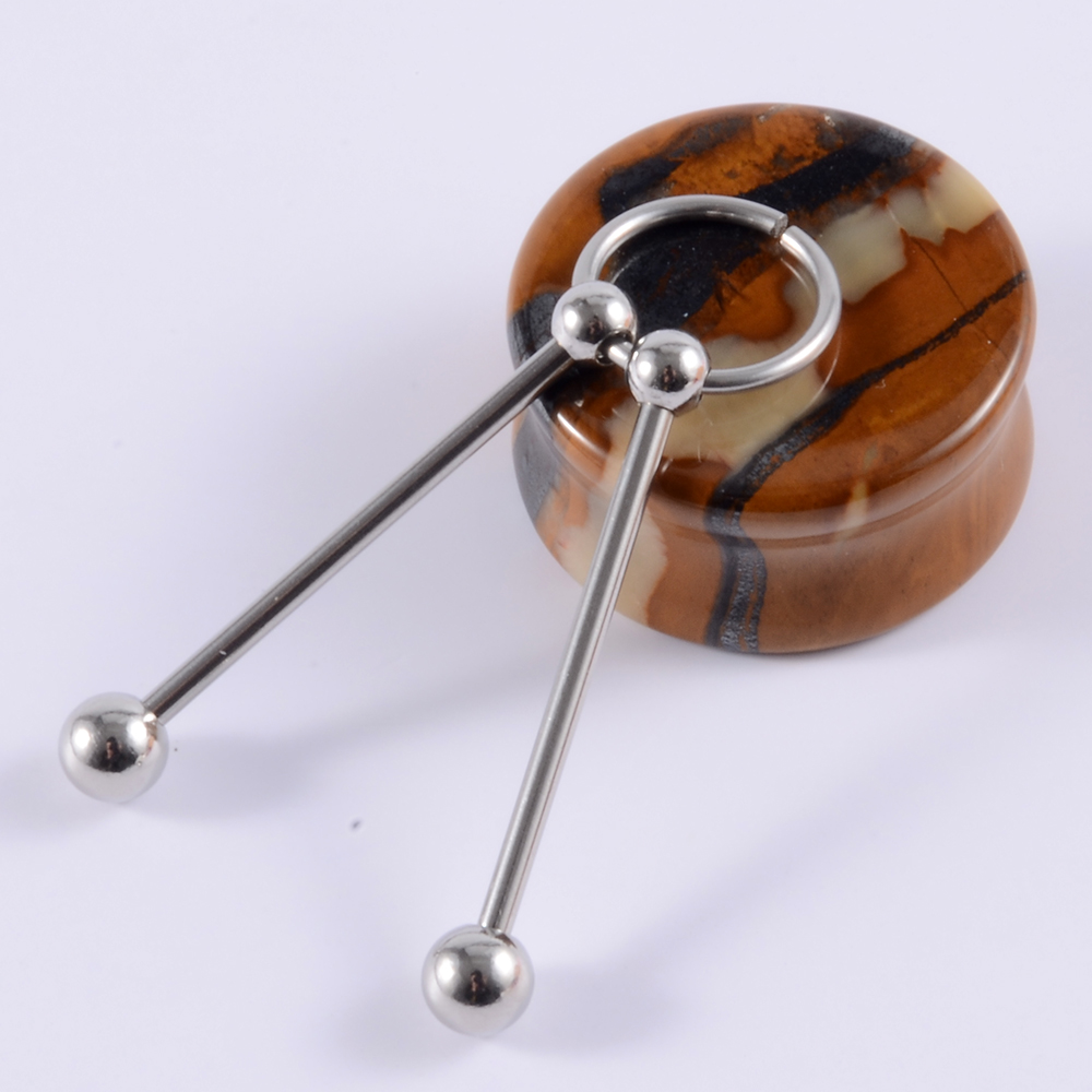 1Pcs Surgical Steel Snake Indu – обзор и цена Body Jewelry Industrial