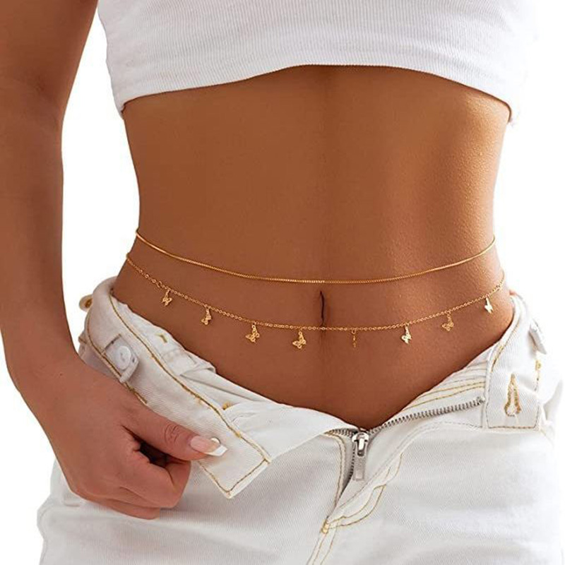 Fashion Simple Double Layer Be – обзор и цена Body Jewelry Chains