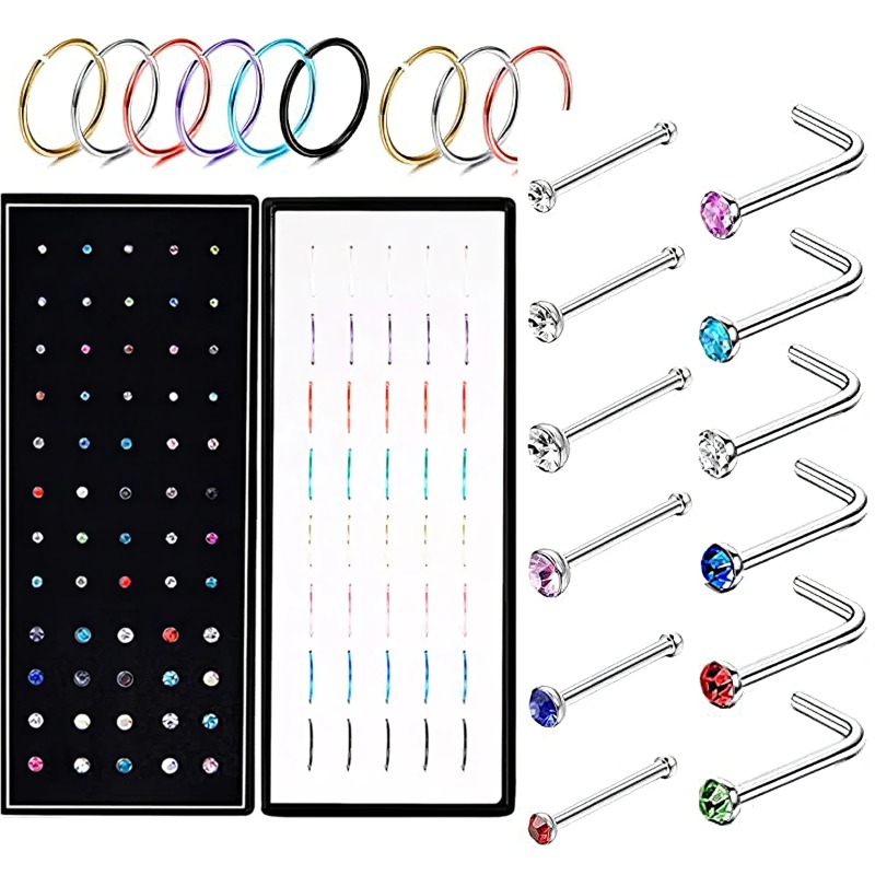 40/60PC Stainless Steel Straig – обзор и цена Body Jewelry Changing Kit