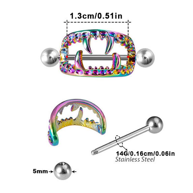 1pcs Stainless Steel Nipple Ri – обзор и цена Body Jewelry Barbell