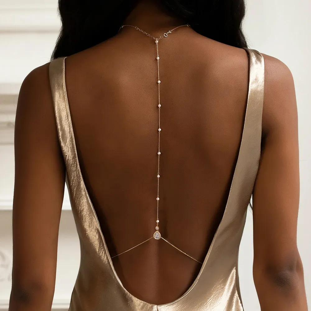 Fashion Bridal Back Chain Jewe – обзор и цена Body Jewelry Retainers