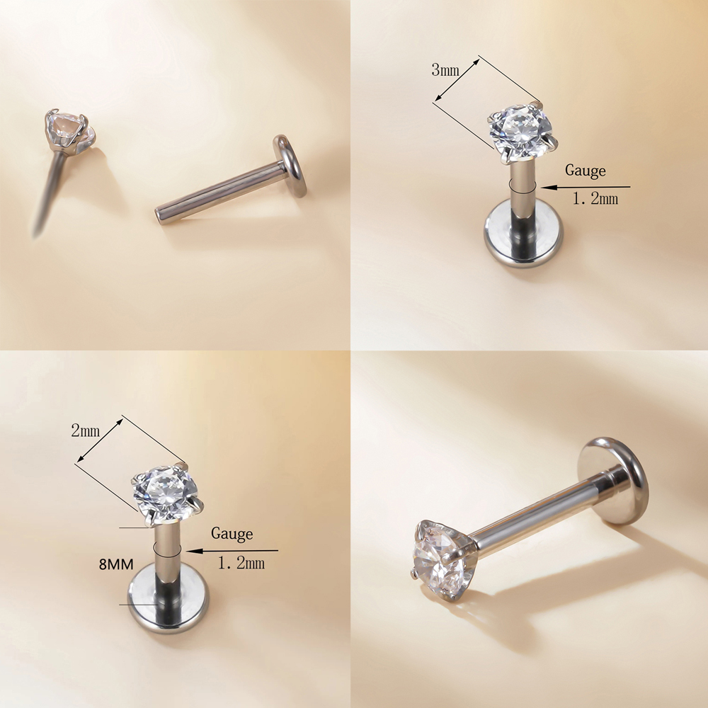 10/50pcs 20/18/16g G23 Titaniu – обзор и цена Body Jewelry Changing Kit