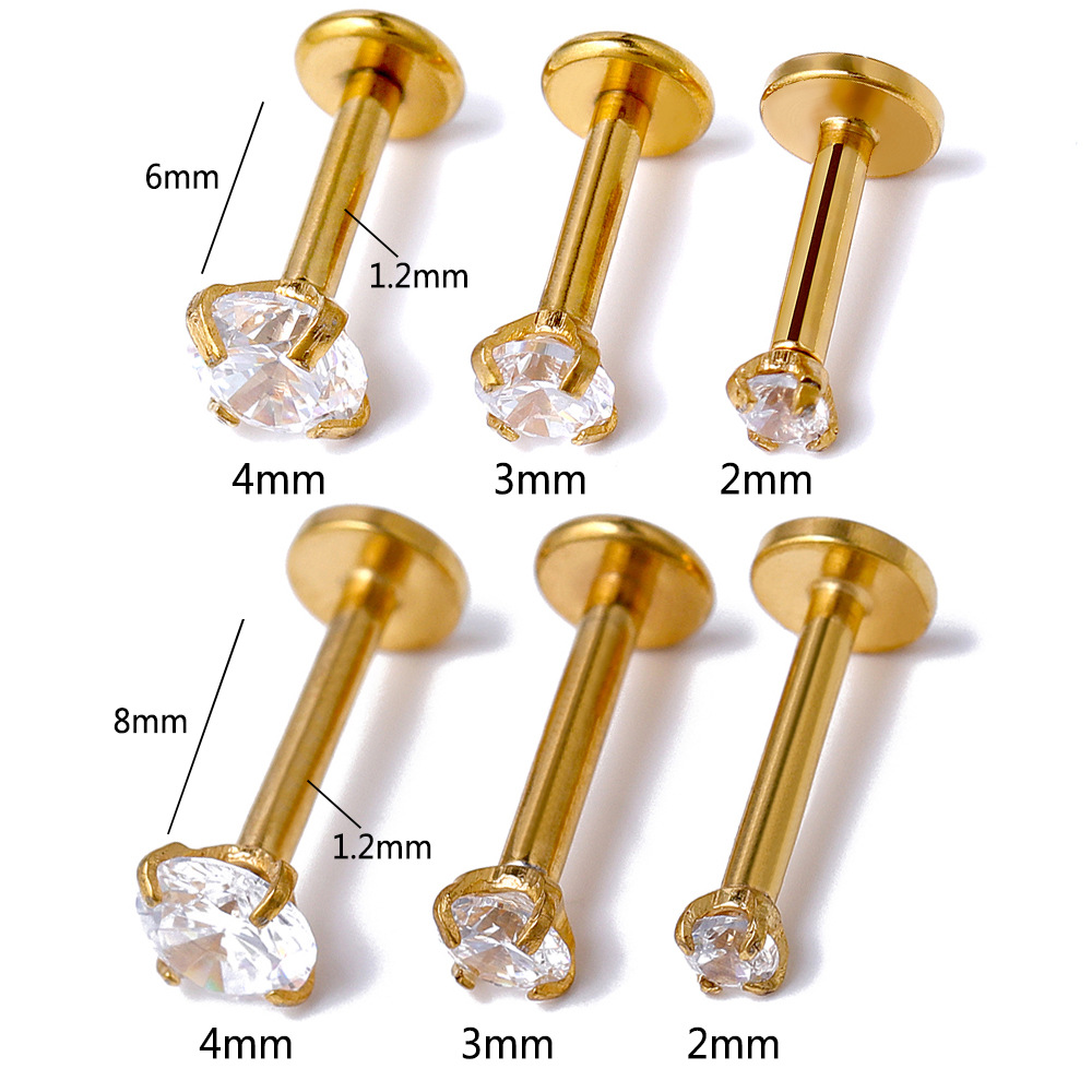 10/50pcs 20/18/16g G23 Titaniu – обзор и цена Body Jewelry Changing Kit