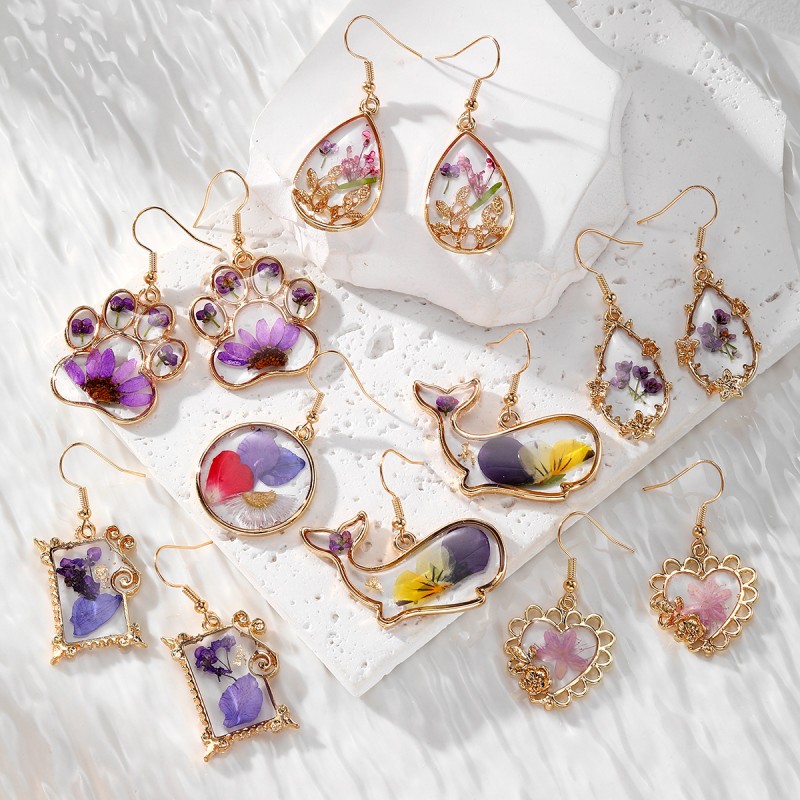 Cute Cat Claw Pressed Flower E – обзор и цена Body Jewelry Wholesale